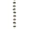 12 Pack: Glass Rhinestone & Metal Rondelle Beads, 6.7mm by Bead Landing­™